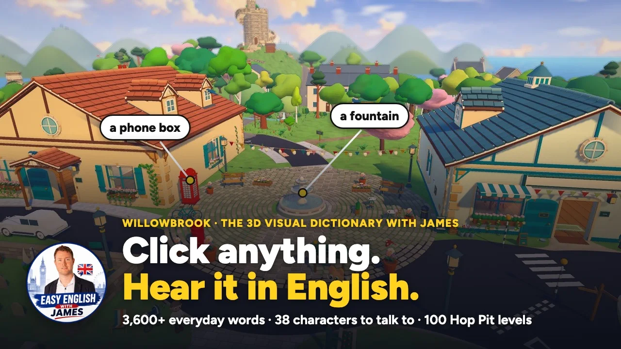 Willowbrook: a British village where learners click anything to hear it in English